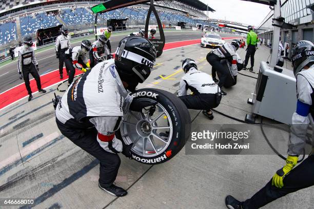 Race Lausitzring, Mercedes Boxenstop Mannschaft, pit stop crew,