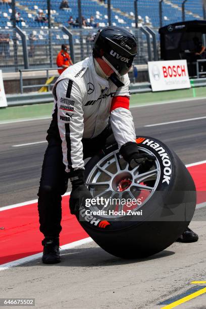 Race Lausitzring, Mercedes Boxenstop Mannschaft, pit stop crew,