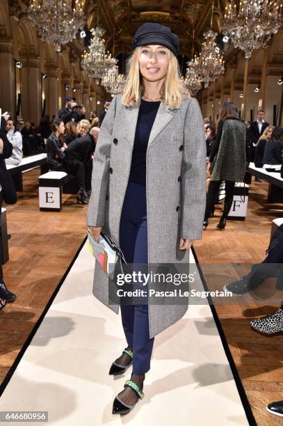 Alexandra Golovanoff attends the Lanvin show as part of the Paris Fashion Week Womenswear Fall/Winter 2017/2018 on March 1, 2017 in Paris, France.