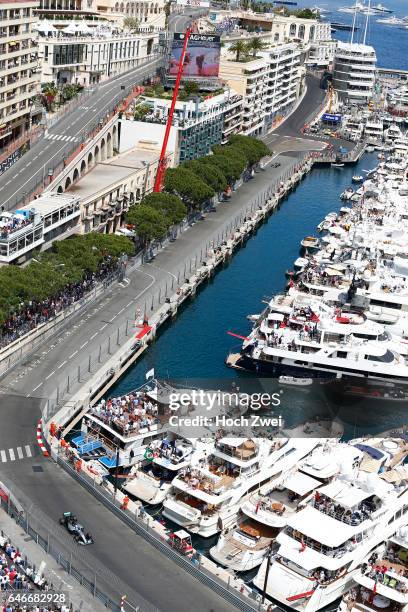 Formula One World Championship 2015, Grand Prix of Monaco, #44 Lewis Hamilton , Port of Monte Carlo, Hafen, Harbor, Schiffe, ships, Yacht, Yachten,...
