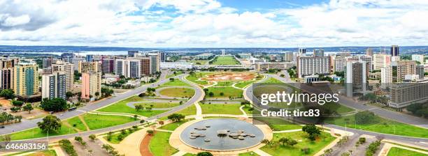 brasilia cityscape - brasília stock pictures, royalty-free photos & images