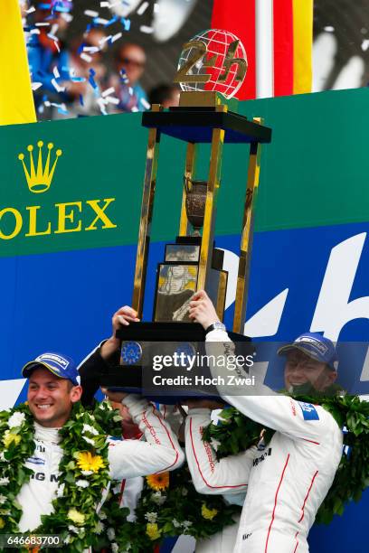 Hours of Le Mans, 24h Le Mans, Gewinner, winner, Porsche Team: Nick Tandy, Nico Huelkenberg