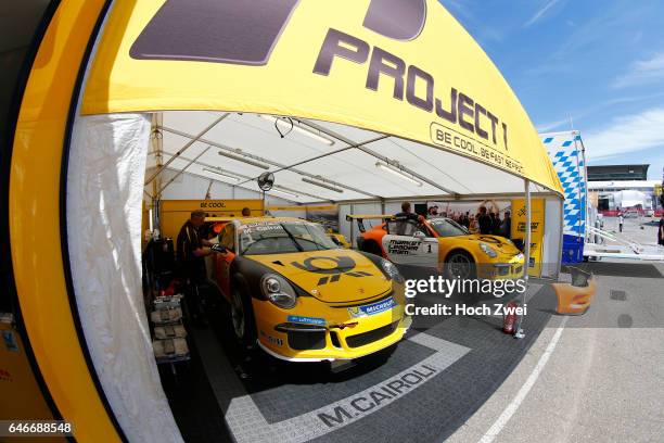 Porsche Mobil 1 Supercup Barcelona 2015, Dokumentation Garage Mechaniker