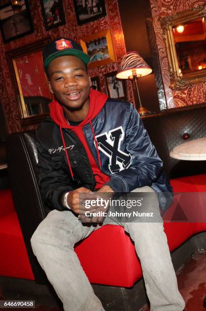 Recording artist STRO attends his 'Grade A Frequencies' Listening Party on February 28, 2017 in New York City.