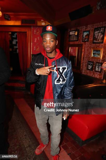 Recording artist STRO attends his 'Grade A Frequencies' Listening Party on February 28, 2017 in New York City.