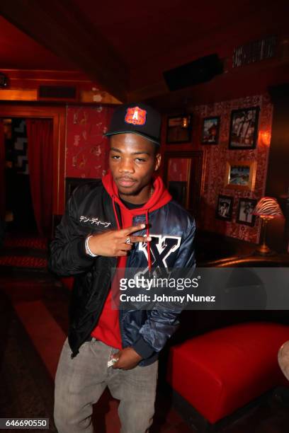 Recording artist STRO attends his 'Grade A Frequencies' Listening Party on February 28, 2017 in New York City.