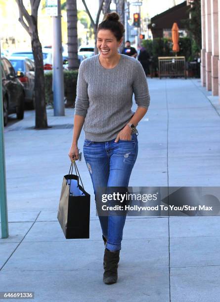 Mercedes Masohn is seen on February 28, 2017 in Los Angeles, CA.