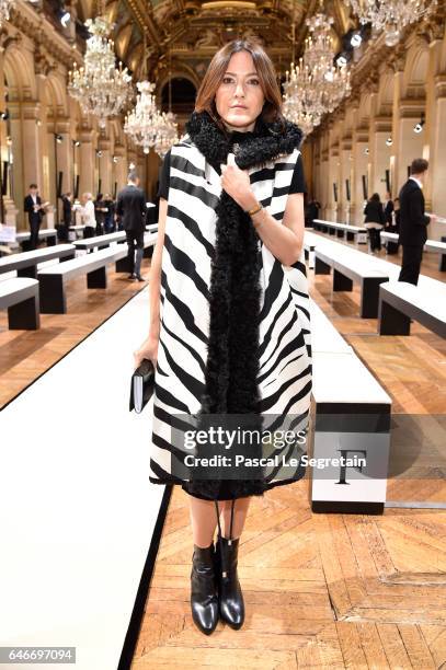 Keren Ann attends the Lanvin show as part of the Paris Fashion Week Womenswear Fall/Winter 2017/2018 on March 1, 2017 in Paris, France.