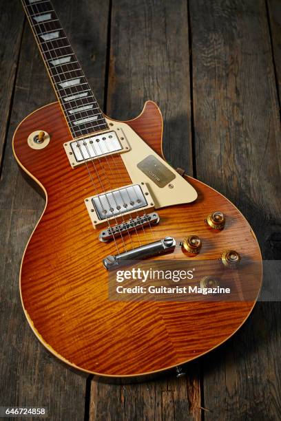 Gibson Les Paul '59 Reissue electric guitar, taken on May 20, 2016.