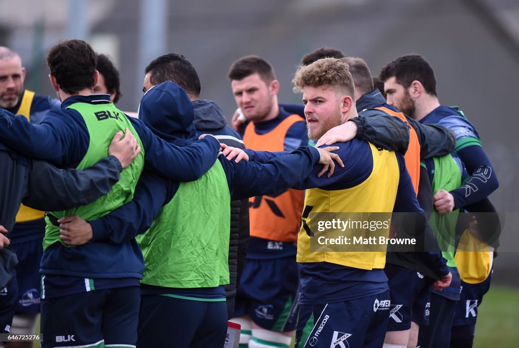 Connacht Rugby Squad Training and Press Conference