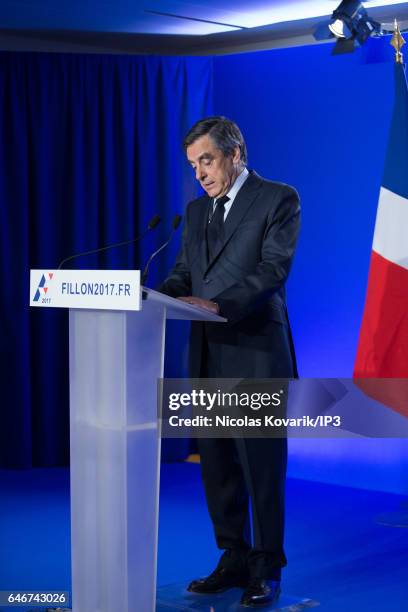 While he was supposed to attend the Agricultural Fair, candidate of Les Republicains right wing Party for the 2017 French Presidential Election...