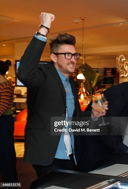 Henry Holland attends the launch of House Of Holland x Habitat at Habitat on March 1, 2017 in London, England.