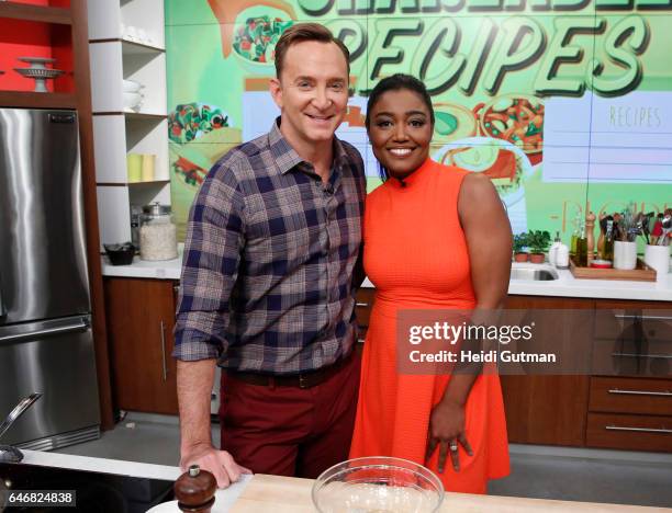 Patina Miller and Jesse Palmer are guestson Walt Disney Television via Getty Images's "The Chew," Thursday, March 2, 2017. "The Chew" airs MONDAY -...