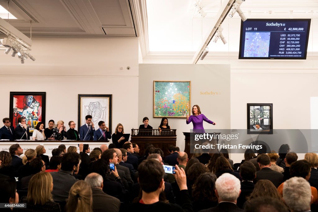 Impressionist Auction At Sotheby's London