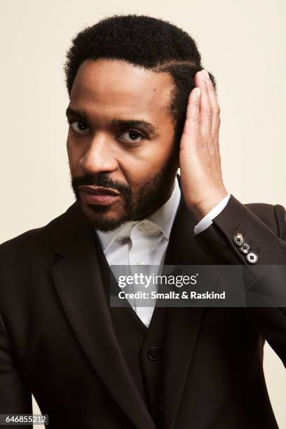 Andre Holland poses for portrait session at the 2017 Film Independent Spirit Awards on February 25, 2017 in Santa Monica, California.