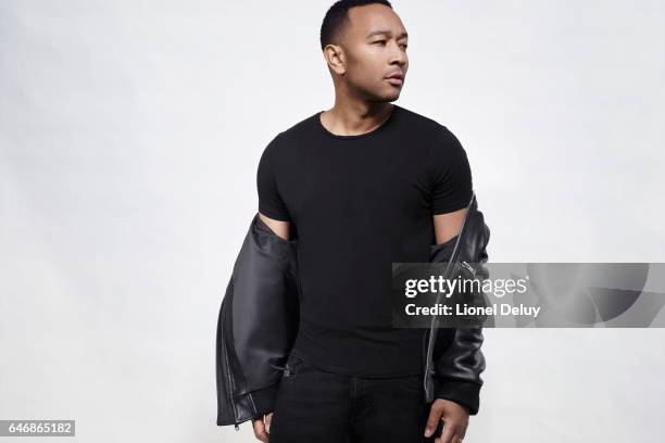 Singer-songwriter and actor John Legend is photographed for Fault Magazine on January 12, 2017 in Los Angeles, California.