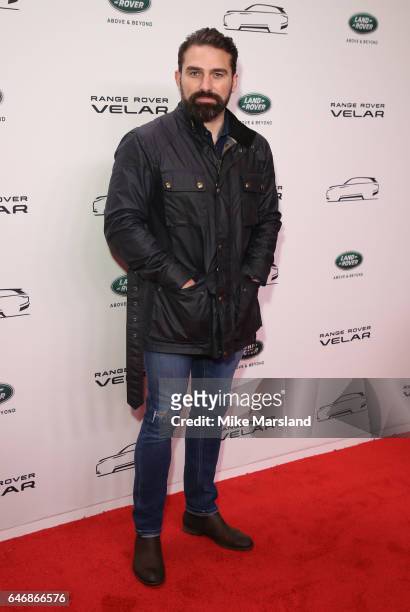 Ant Middleton arrives at the launch of the New Range Rover Velar on March 1, 2017 in London, United Kingdom.