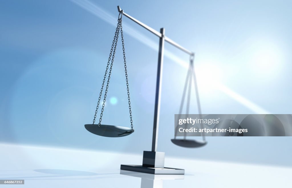 Balanced weight scale