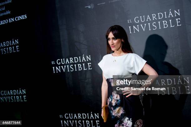 Actress Ana Morgade during 'El Guardian Invisible' Madrid Premiere on March 1, 2017 in Madrid, Spain.