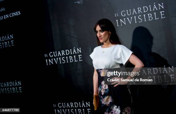 Actress Ana Morgade during 'El Guardian Invisible' Madrid Premiere on March 1, 2017 in Madrid, Spain.