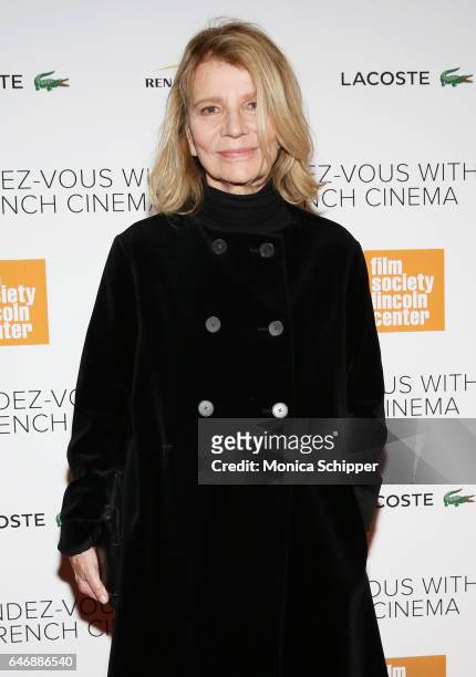 Actress and director Nicole Garcia attends the 2017 Rendez-Vous With French Cinema Opening Night Premiere Of "Django" at The Film Society of Lincoln...