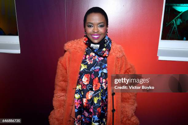 Lauryn Hill attends Kenzo La Collection Momento N°1 event at Kenzo Headquarters on March 1, 2017 in Paris, France.