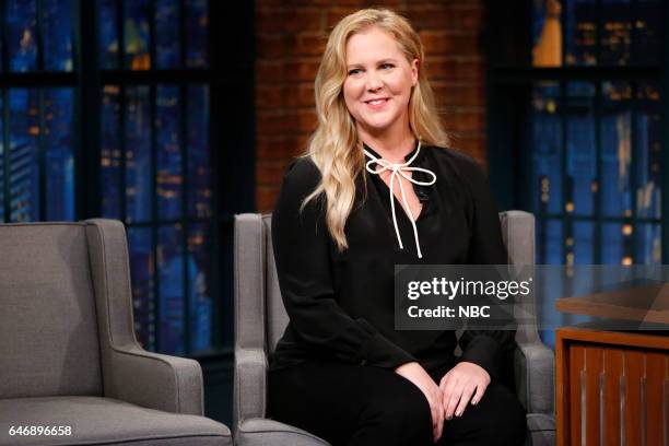 Episode 498 -- Pictured: Comedian Amy Schumer on March 1, 2017 --