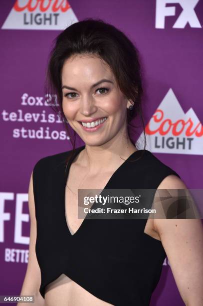 Actress Britt Lower attends FX Network's "Feud: Bette and Joan" premiere at Grauman's Chinese Theatre on March 1, 2017 in Hollywood, California.