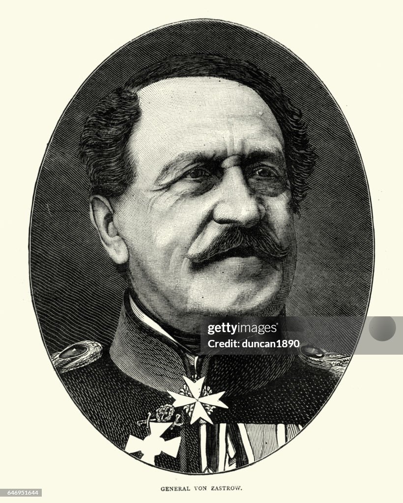Franco Prussian War General Heinrich von Zastrow