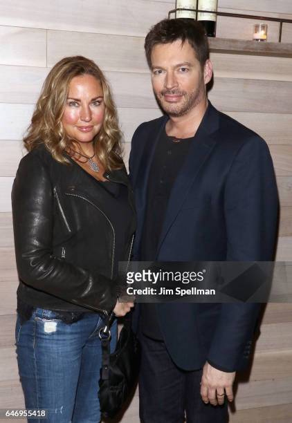 Actress/model Jill Goodacre and singer/TV personality Harry Connick Jr. Attend the season 2 premiere after party for "Shades Of Blue" hosted by NBC...