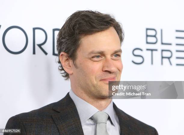 Tom Everett Scott arrives at the Los Angeles premiere of "The Last Word" held at ArcLight Hollywood on March 1, 2017 in Hollywood, California.