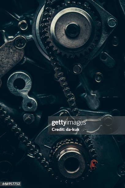 v8 car engine close-up - piston stock pictures, royalty-free photos & images