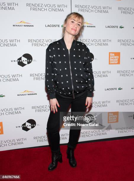 Katell Quillevere attends the opening night premiere of "Django" at The Film Society of Lincoln Center, Walter Reade Theatre on March 1, 2017 in New...