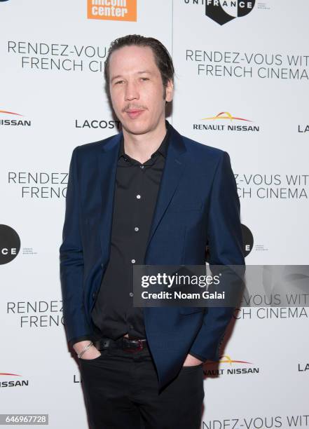 Reda Kateb attends the opening night premiere of "Django" at The Film Society of Lincoln Center, Walter Reade Theatre on March 1, 2017 in New York...