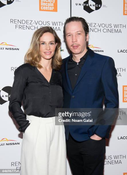 Actors Cecile de France and Reda Kateb attend the opening night premiere of "Django" at The Film Society of Lincoln Center, Walter Reade Theatre on...