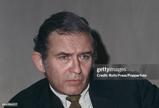 American novelist, writer and journalist, Norman Mailer pictured in 1969 after being awarded the Pulitzer Prize for his nonfiction book 'The Armies...