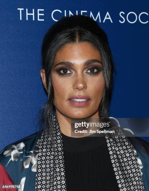 Designer Rachel Roy attends the season 2 premiere of "Shades Of Blue" hosted by NBC and The Cinema Society at The Roxy on March 1, 2017 in New York...