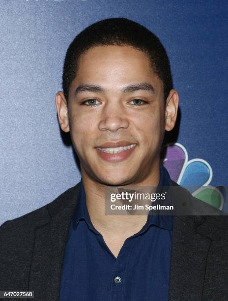 Actor Jeremy Carver attends the season 2 premiere of "Shades Of Blue" hosted by NBC and The Cinema Society at The Roxy on March 1, 2017 in New York...