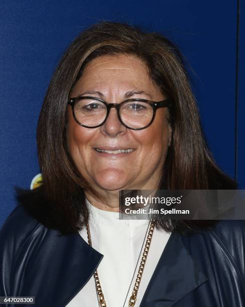 Fern Mallis attends the season 2 premiere of "Shades Of Blue" hosted by NBC and The Cinema Society at The Roxy on March 1, 2017 in New York City.