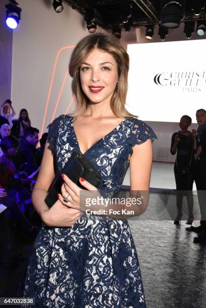 Eleonore Boccara attends the Christophe Guillarme show as part of the Paris Fashion Week Womenswear Fall/Winter 2017/2018 on March 1, 2017 in Paris,...