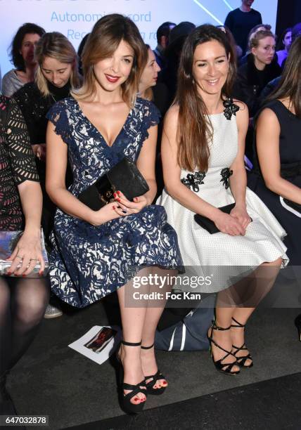 Eleonore Boccara and Emmanuelle Boidron attend the Christophe Guillarme show as part of the Paris Fashion Week Womenswear Fall/Winter 2017/2018 on...