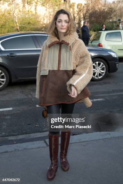 Sofia Sanchez de Betak attends the Chloe show as part of the Paris Fashion Week Womenswear Fall/Winter 2017/2018 on March 2, 2017 in Paris, France.