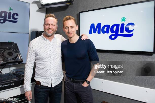 Nick Raff Magic Tom Hiddleston Visits Magic Radio Photos and Premium High Res Pictures ...