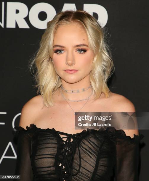 Maddi Bragg attends the premiere of Open Road Films' 'Before I Fall' on March 01, 2017 in Los Angeles, California.