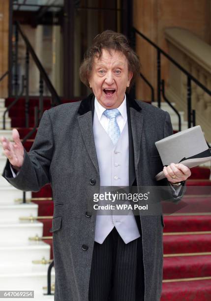 Veteran comedian Sir Ken Dodd arrives at Buckingham Palace to be made a knight in recognition of a career in entertainment lasting more than 60...