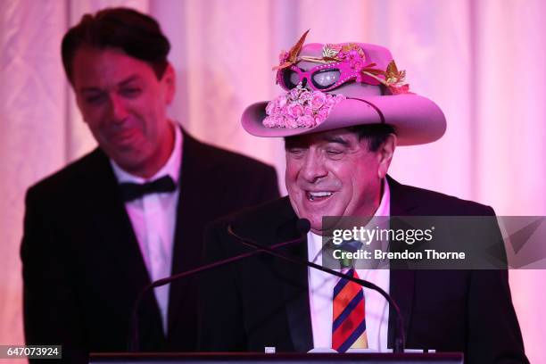 Molly Meldrum receives The Lifetime Achievement Award at the Australian LGBTI Awards 2017 at Sydney Opera House on March 2, 2017 in Sydney, Australia.