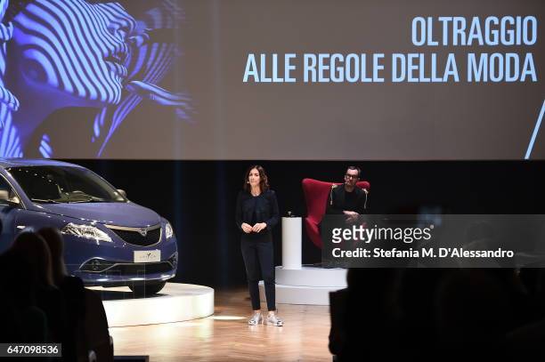 Head of Lancia Emea Antonella Bruno attends Ypsilon Unyca Libera Il Tuo Stile Press Conference on March 2, 2017 in Milan, Italy.