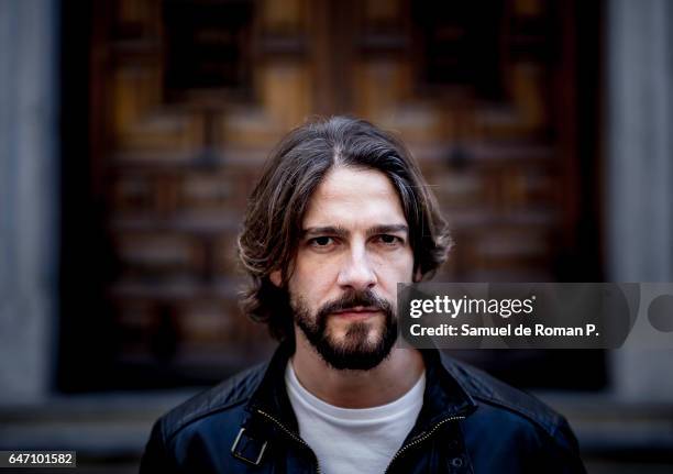 Felix Gomez poses for a portrait session at IBEROSTAR Hotel De Las Letras on March 1, 2017 in Madrid, Spain.