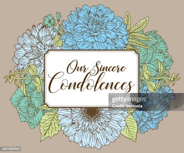illustrations, cliparts, dessins animés et icônes de modèle de conception de carte floral vintage - consoler et se consoler