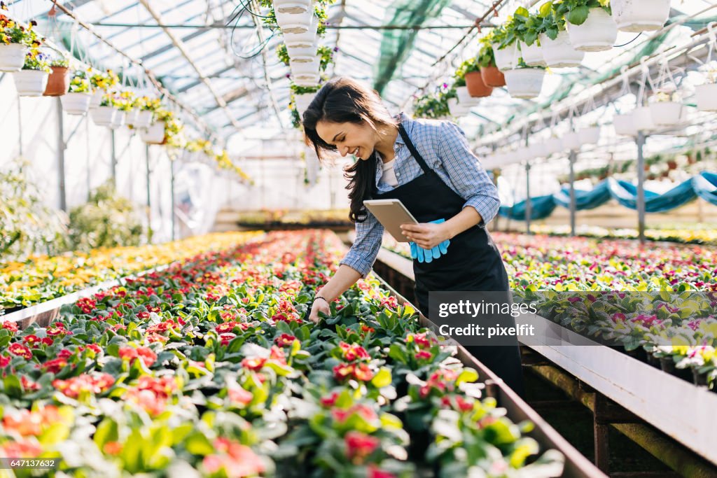 Technology and flowers